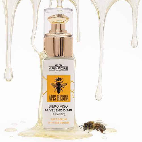 Apinfiore Bee Venom Skincare Duo – Anti-Aging Face Serum & Cream Set for Lifting, Firming, Wrinkle Reduction & Radiant Skin – Natural Ingredients, Day & Night Use