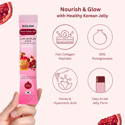 Marine Collagen Jelly with Honey and Hyaluronic Acid
