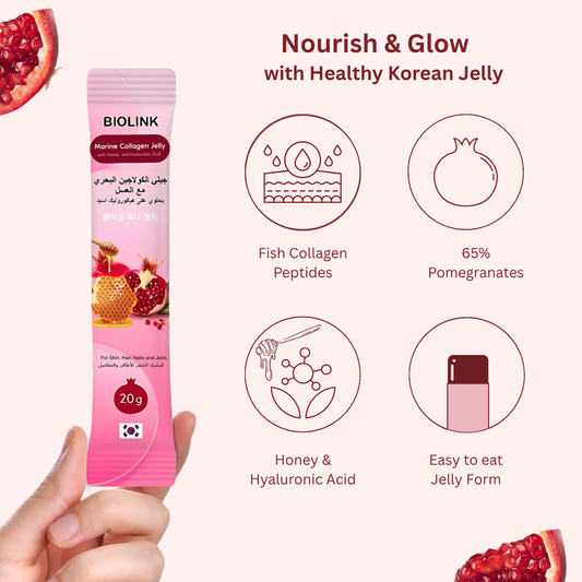 Marine Collagen Jelly with Honey and Hyaluronic Acid