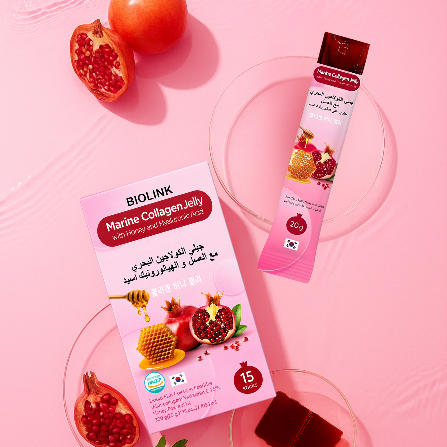 Marine Collagen Jelly with Honey and Hyaluronic Acid