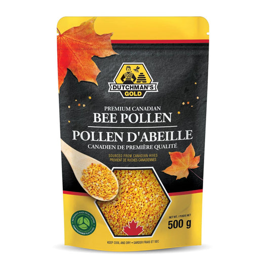 Dutchman’s Gold Pure Canadian Bee Pollen Granules, 500g, Immune & Energy Booster