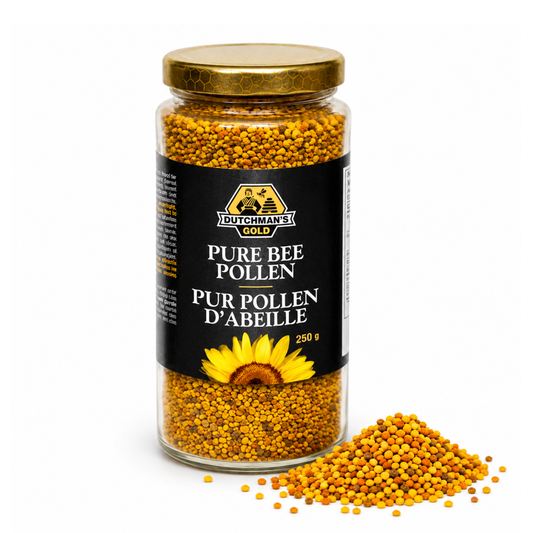 Canadian Pure Bee Pollen, 250g, Natural Superfood for Nutrition & Wellness Support