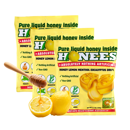 Honees Lemon Menthol Candies – Soothing Throat & Cough Relief