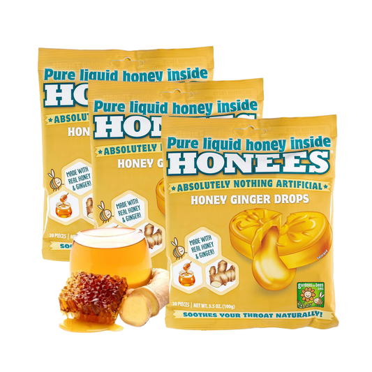 Honees Ginger Candies – Natural Soothing Relief for Throat & Cough