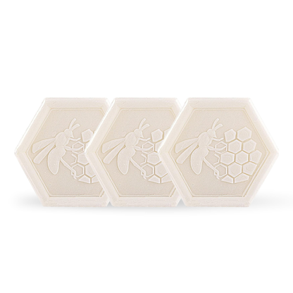 Organic Milk Soap Bars with Shea Butter & Grapeseed Oil – Handmade Moisturizing Cleanser for Face, Hands & Body – 3x100g
