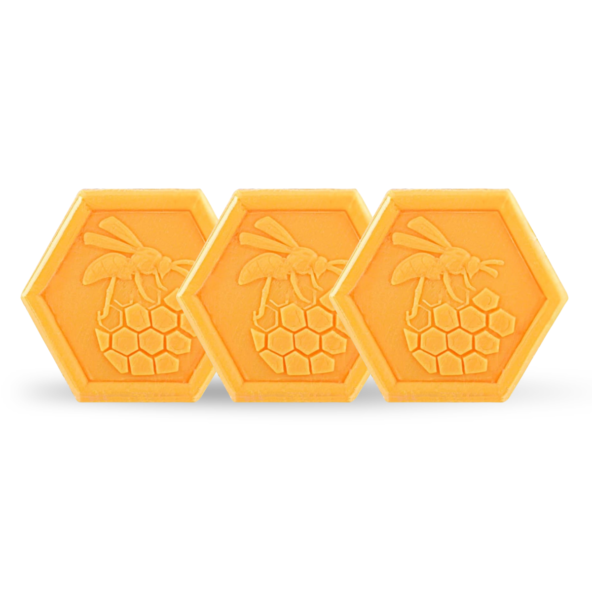 Organic Beeswax & Honey Soap 100g x3 – Natural Handcrafted Moisturizing Face & Body Soap for Sensitive Skin