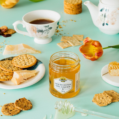 Organic Liquid Honey 330g – Pure Organic Honey, 100% Natural Sweetener, No Additives