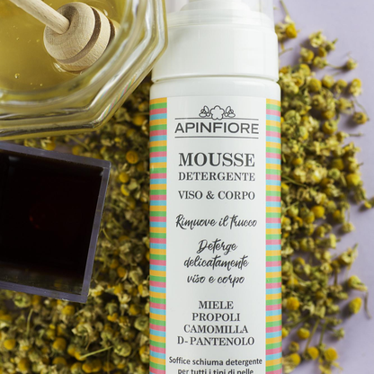 Facial Cleanser Mousse with Honey and Chamomile