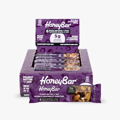 Peanut Butter & Jam Snack Bars 15 Pack