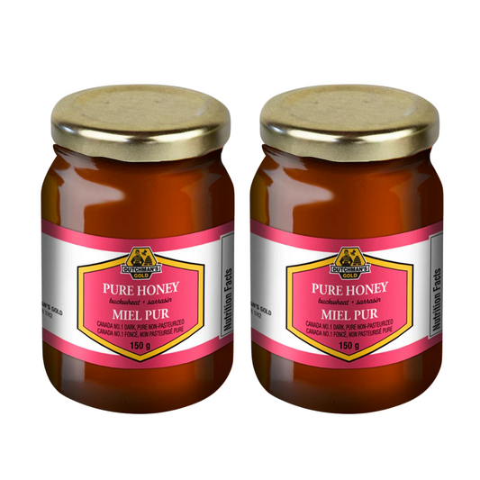 Buckwheat Honey 150g x2 – Deep Rich Flavor, Antioxidant-Rich Wellness Honey