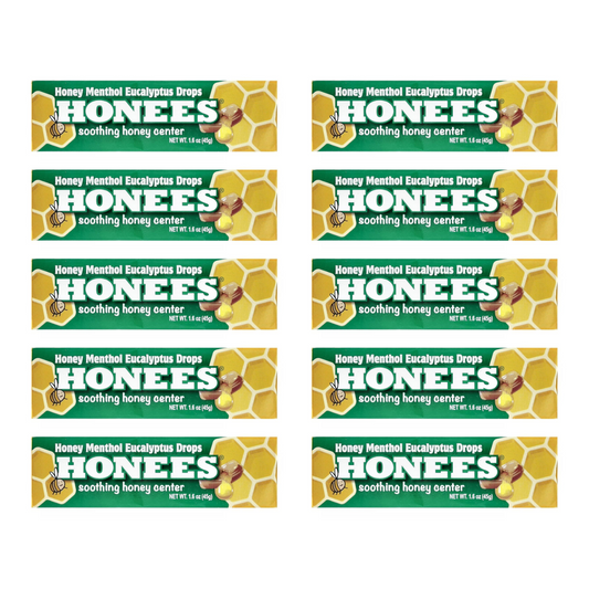 Honees Menthol Eucalyptus Candy Bars – Soothing Cough & Throat Relief