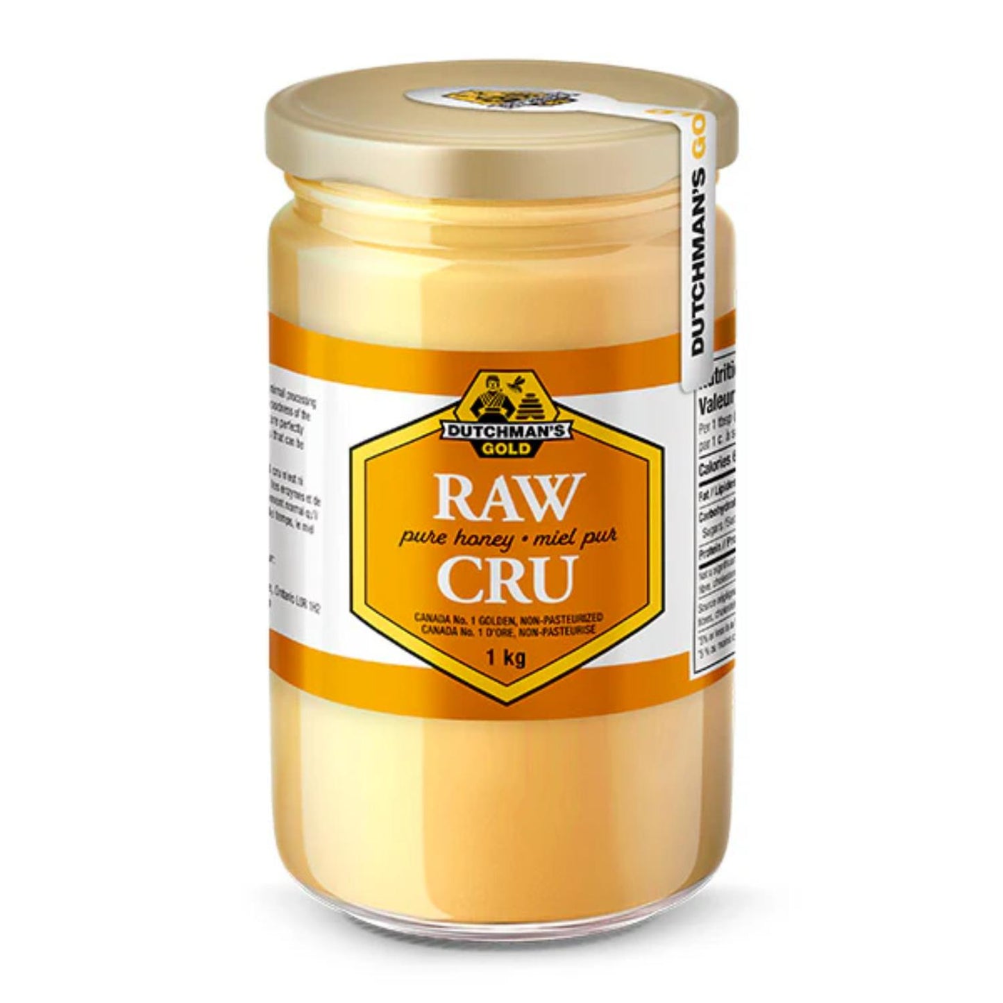 Dutchman's Gold Raw Honey 1 Kg - Unfiltered - Non-pasteurized