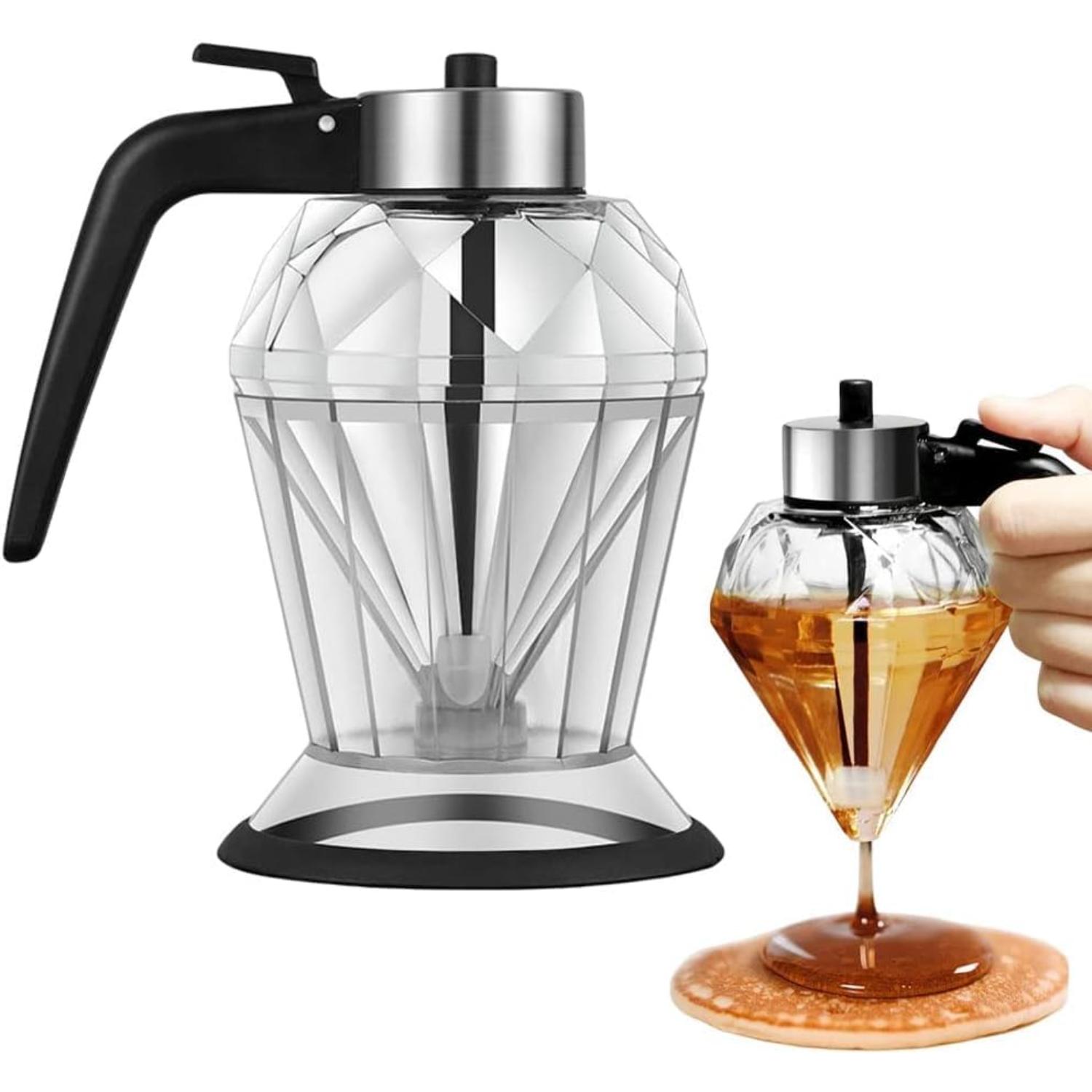 Honey-Myple 200ml Syrup Dispenser – No-Drip, Mess-Free, Leak-Proof Design For Honey, Syrup & Sauces. Easy-Pour, Ergonomic, Durable & Perfect For Kitchen, Dining, Cafés, Or Gifting
