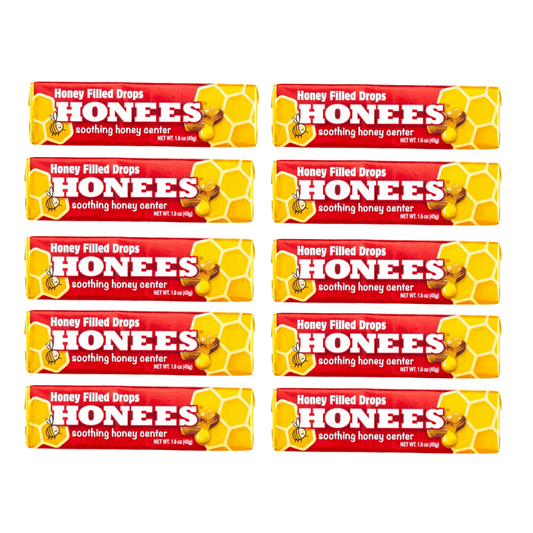 Honees Filled Candy Bars – Soothes Sore Throat & Cough Relief