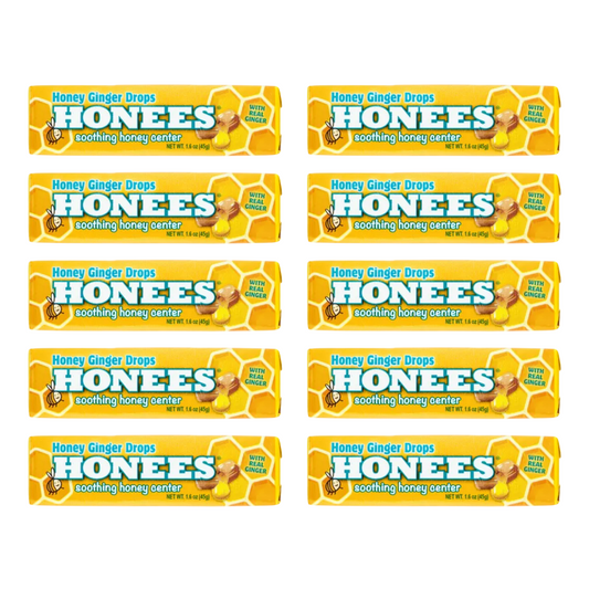 Honees Ginger Candy Bars – Soothing Throat & Cough Relief