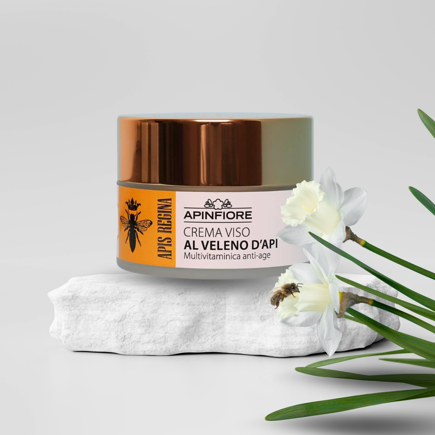 Apinfiore Face Cream – Infused with Bee Venom & Multivitamins for Anti-Aging, Lifting & Skin Firming – 50ml