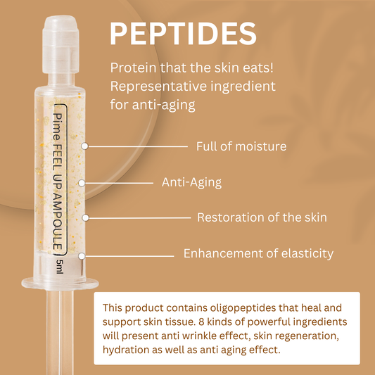 24K Gold with Niacinamide Serum 5ml x2 | Firming & Wrinkle-Reducing Facial Booster with 8 Peptides