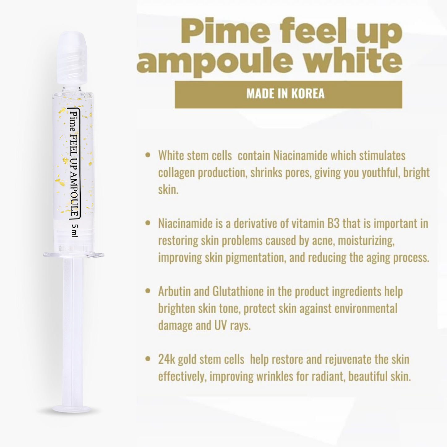Ampoule White Serum for Brightening and Dark Spot Correcting
