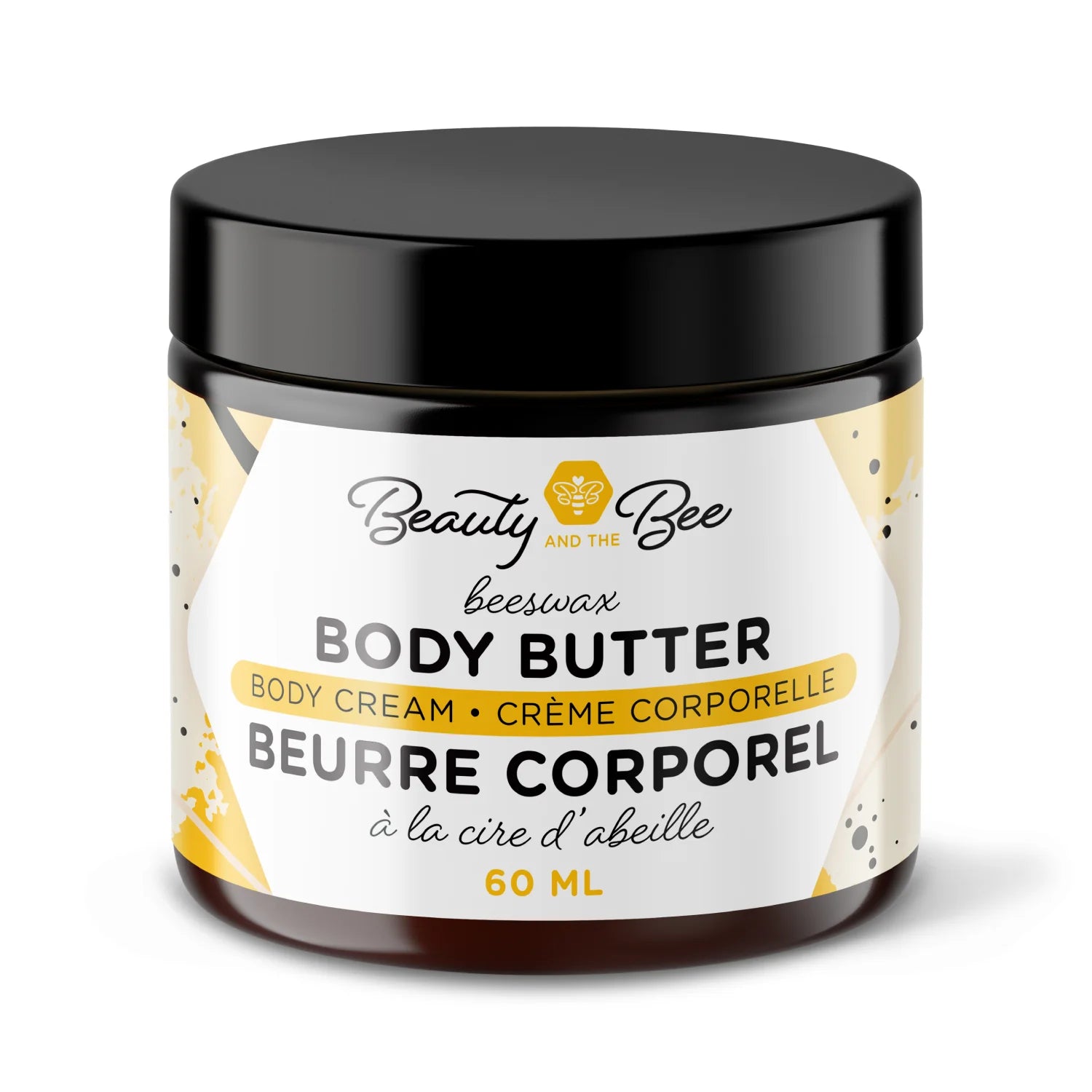 Nourishing Body Butter 60ml | Intensive Moisturizing Cream with Beeswax & Essential Oils | Soothes Dry to Very Dry Skin | Made in Canada