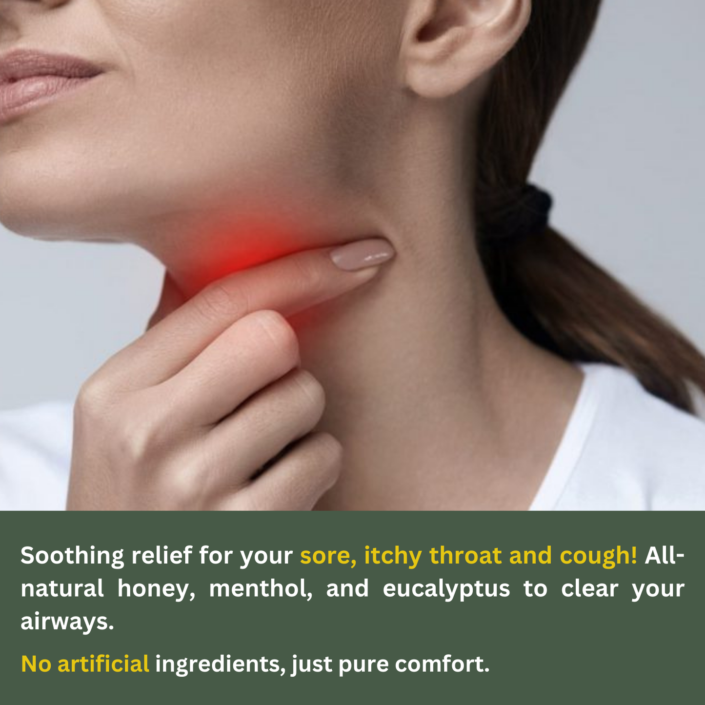 Honees Lemon Menthol Eucalyptus Candy Bars – Soothing Throat & Cough Relief